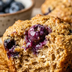 High Protein Cottage Cheese Muffins With Blueberry Meal Prep
