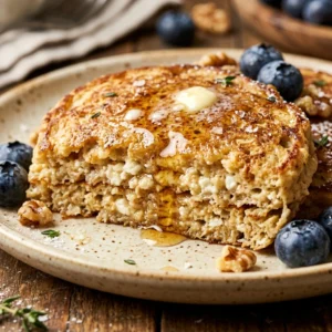 High Protein Cottage Cheese Pancakes 3 Ingredient 20g