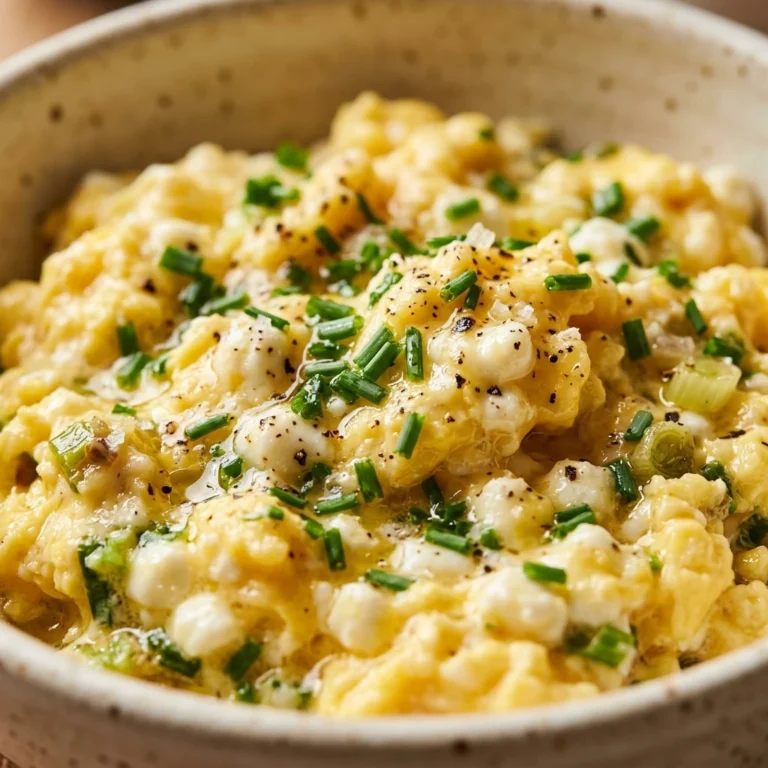 High Protein Cottage Cheese Scramble 30g No Powder