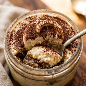 High Protein Cottage Cheese Tiramisu Cups