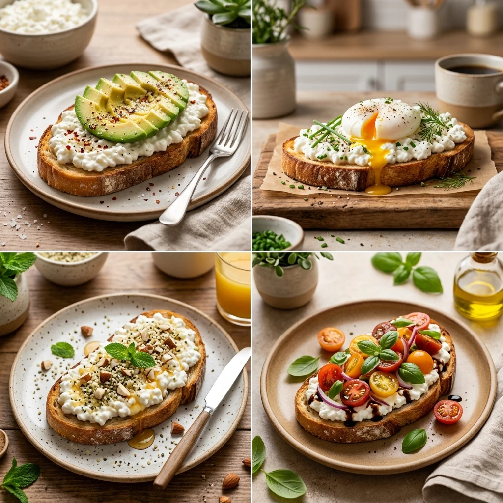 High Protein Cottage Cheese Toast 20g 5 Minute Viral