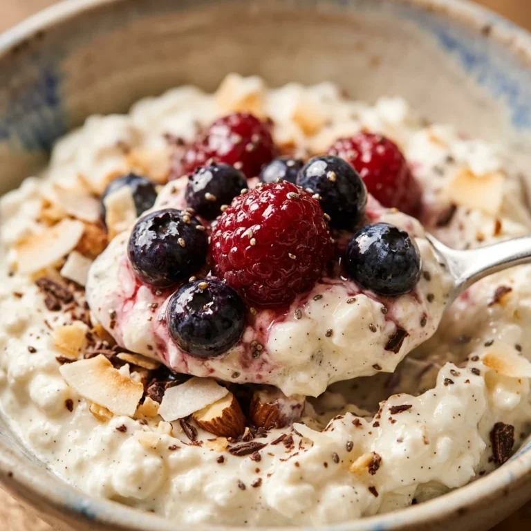 High Protein Dessert Easy Low Carb 30g+ Meal Prep Cottage Cheese