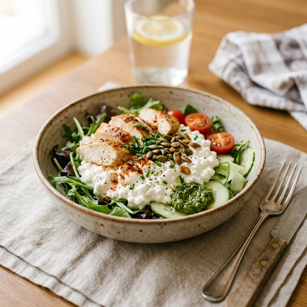 High Protein Dinner Meal Prep 30g+ Easy Low Carb Cottage Cheese