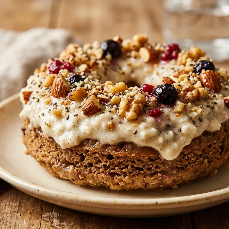 High Protein Donut Dessert Easy Low Carb 30g+ Meal Prep Cottage Cheese