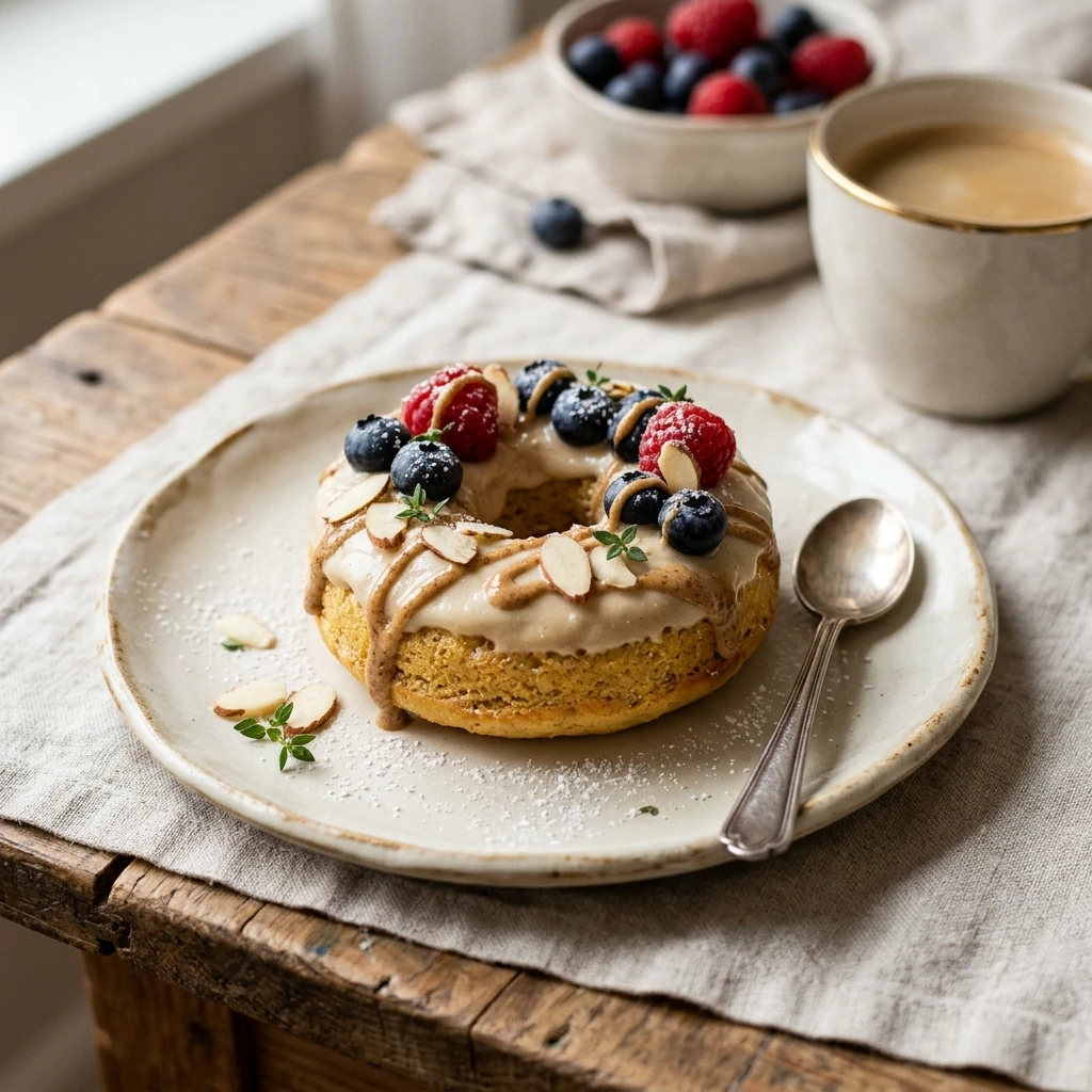 High Protein Donut Dessert Easy Low Carb 30g+ Meal Prep Cottage Cheese