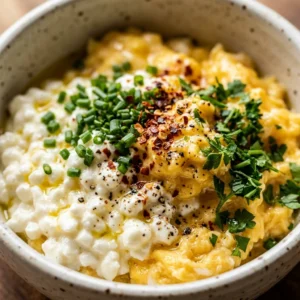 High Protein Egg Breakfast 30g+ Easy Low Carb Meal Prep Cottage Cheese