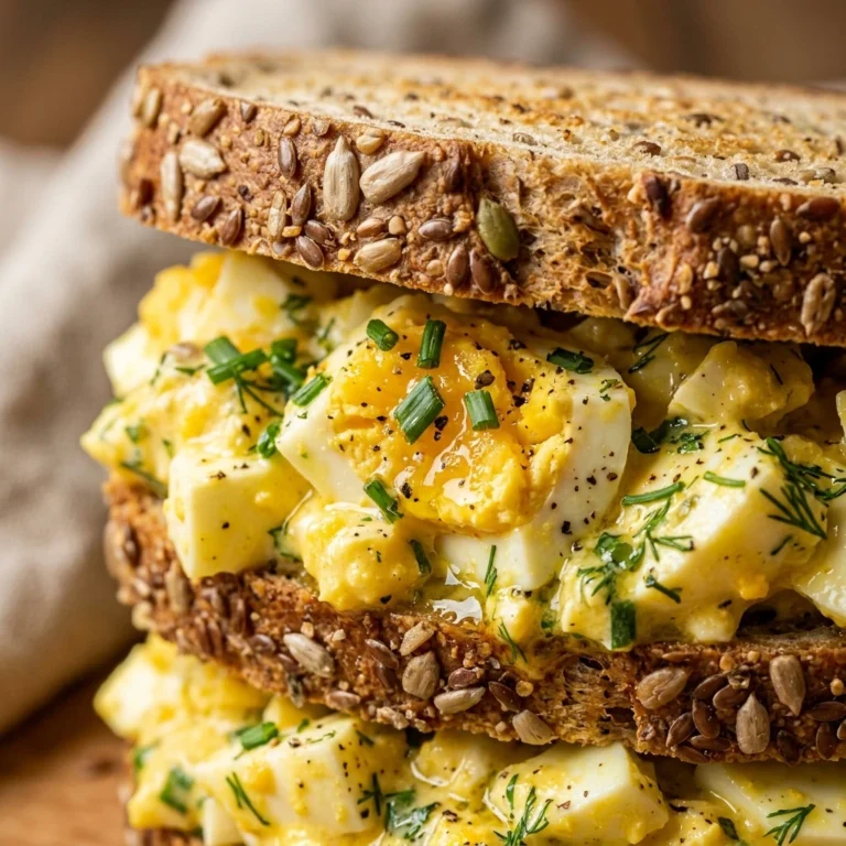 High Protein Egg Salad Sandwich Low Carb