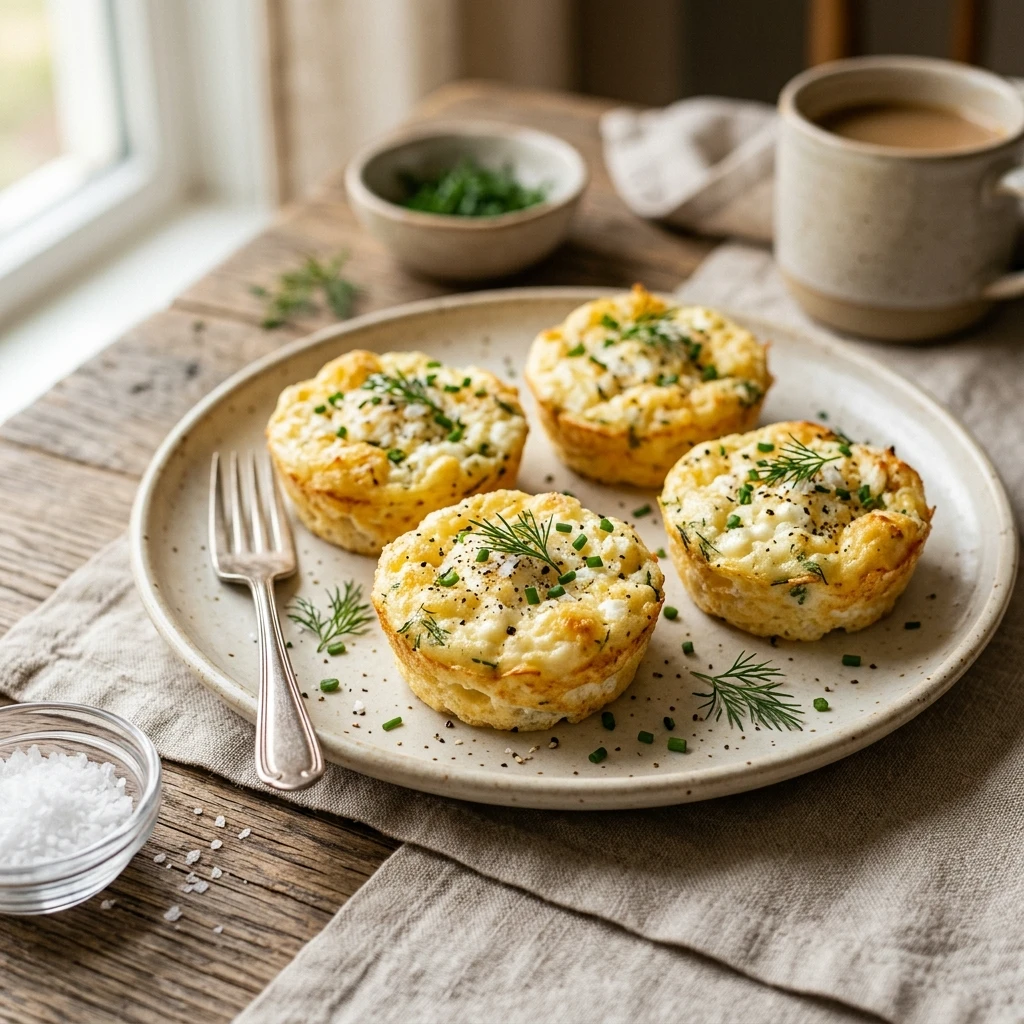 High Protein Egg White Bites Cottage Cheese 20g