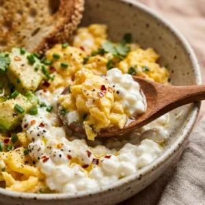 High Protein Eggs Cottage Cheese 20g+ Easy Breakfast