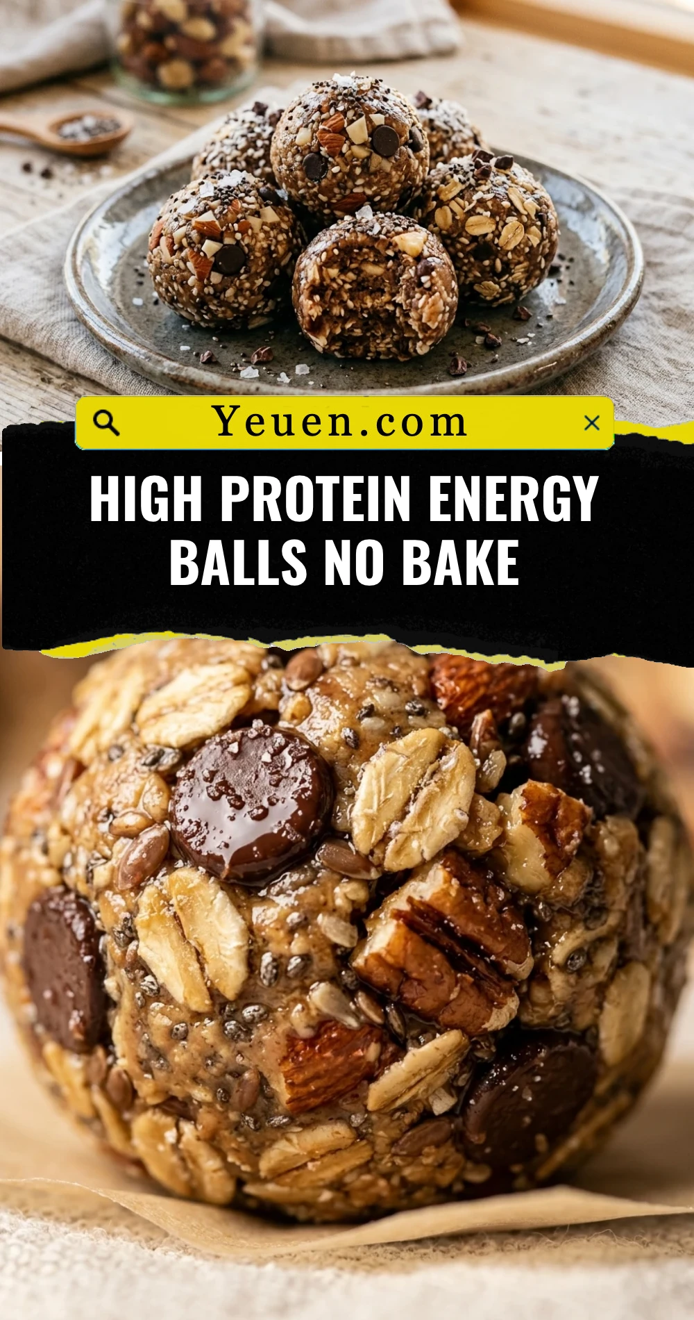High Protein Energy Balls No Bake