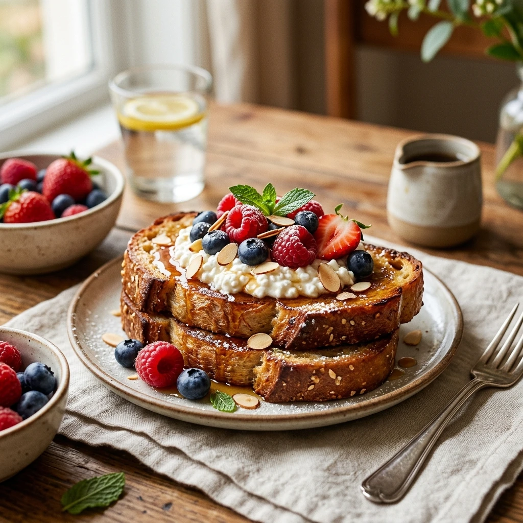High Protein French Toast Cottage Cheese No Powder