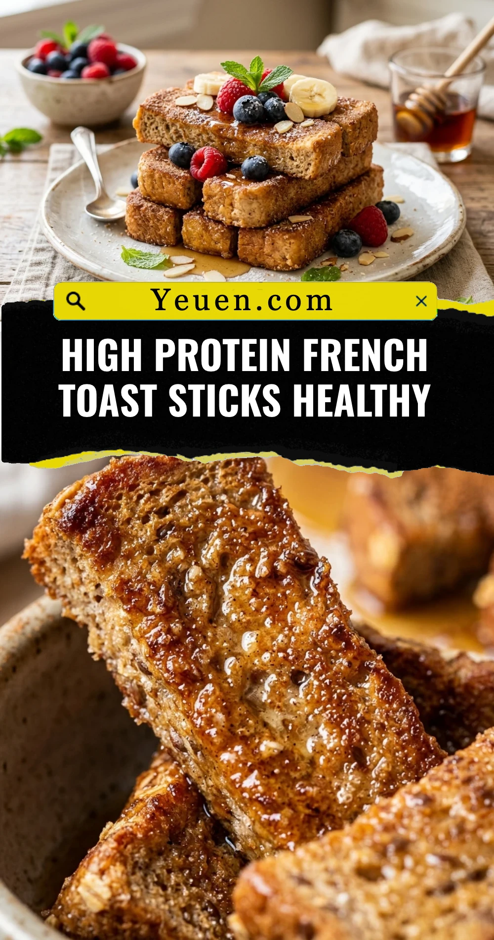 High Protein French Toast Sticks Healthy