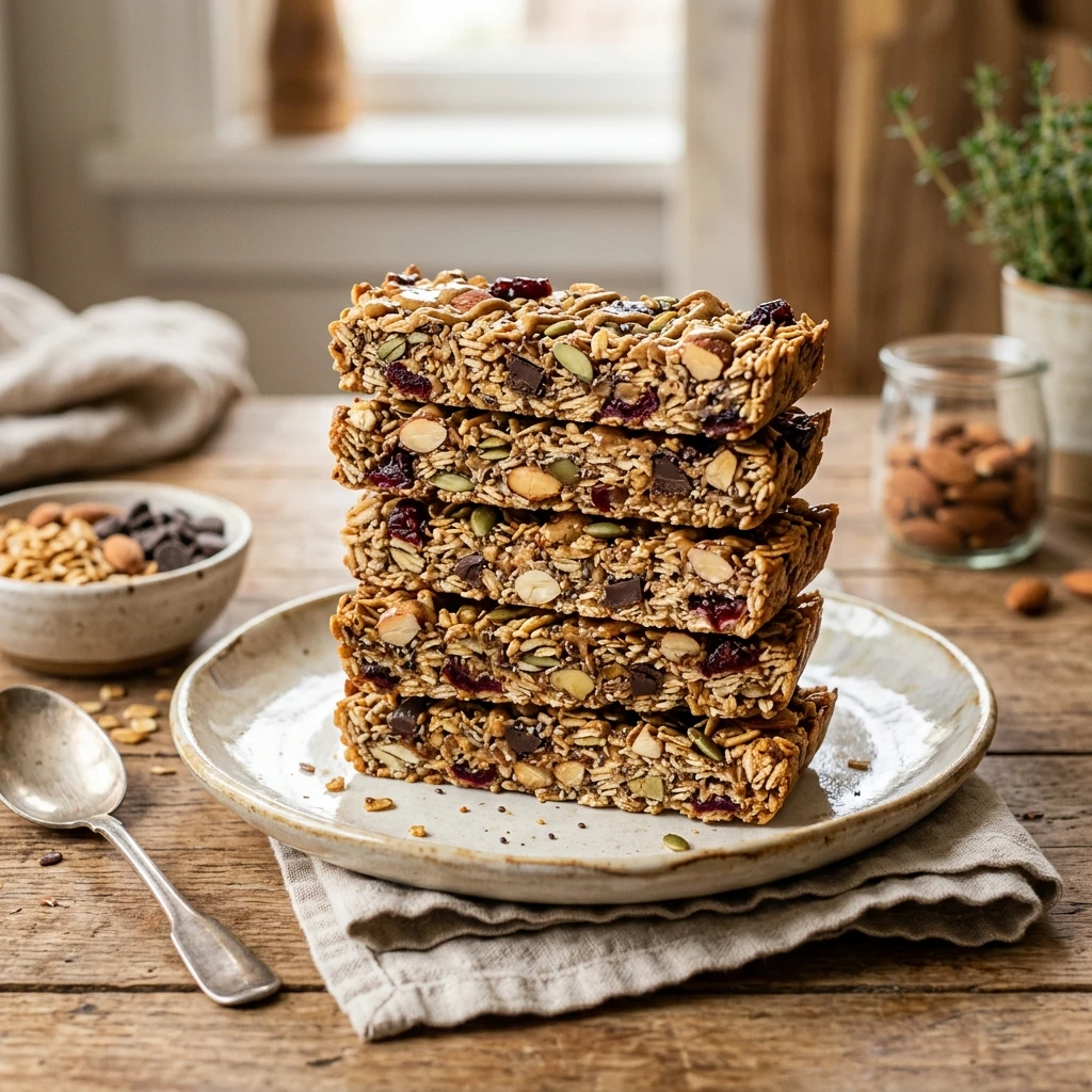 High Protein Granola Bars Homemade