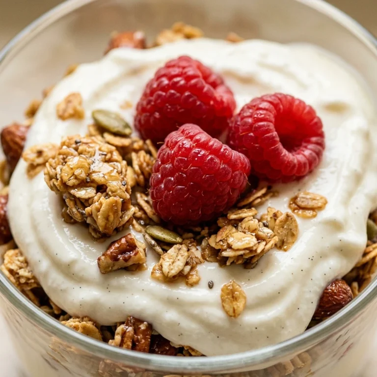 High Protein Greek Yogurt Parfait With Granola