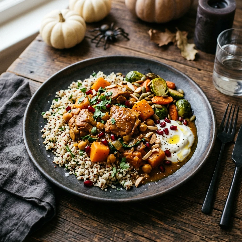 High Protein Halloween Dinner - No Sugar Crash