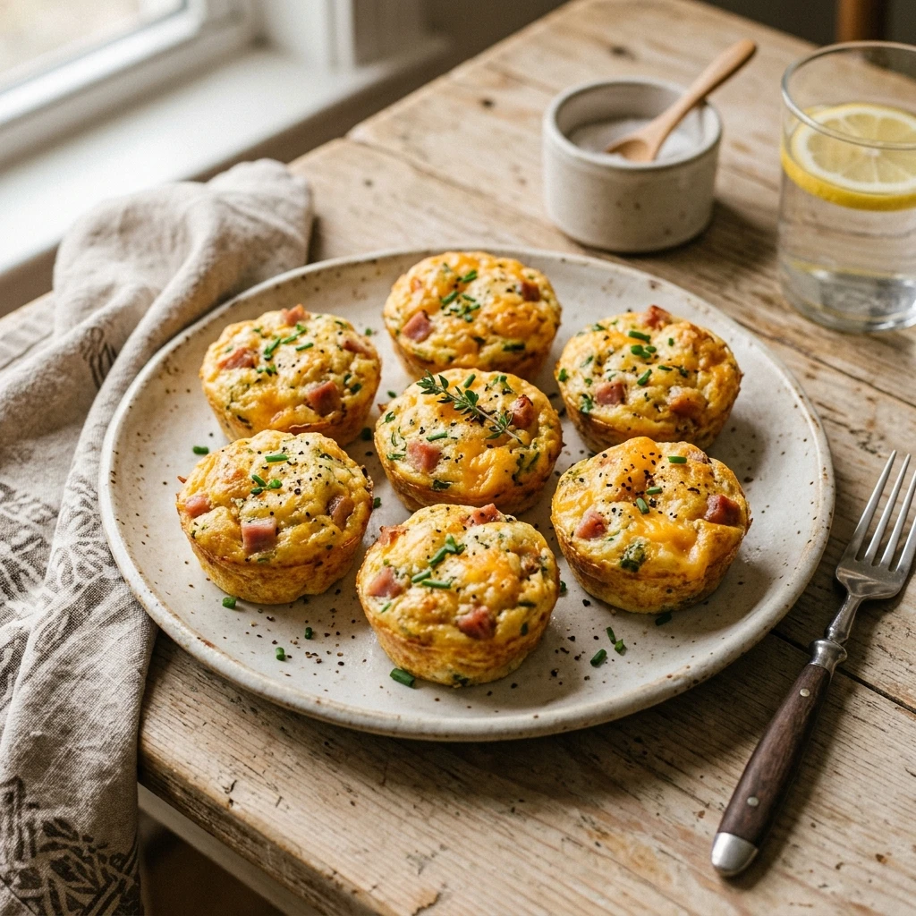 High Protein Ham And Cheese Egg Bites Copy