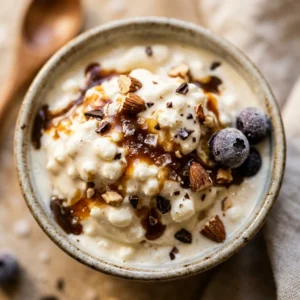 High Protein Ice Cream Dessert Low Carb Easy 30g+ Meal Prep Cottage Cheese
