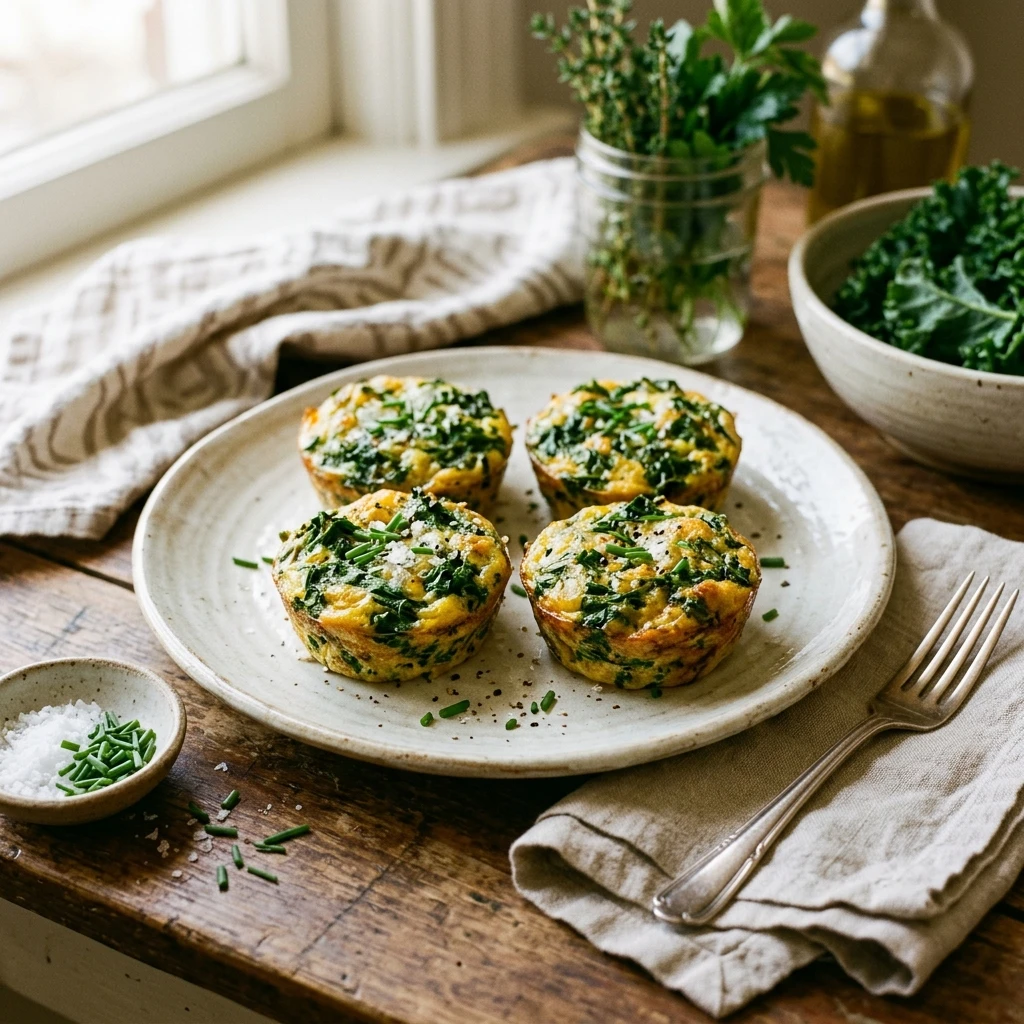 High Protein Kale Egg Bites Copycat Healthy Green