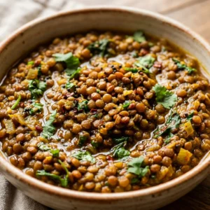 High Protein Lentil Curry Vegan