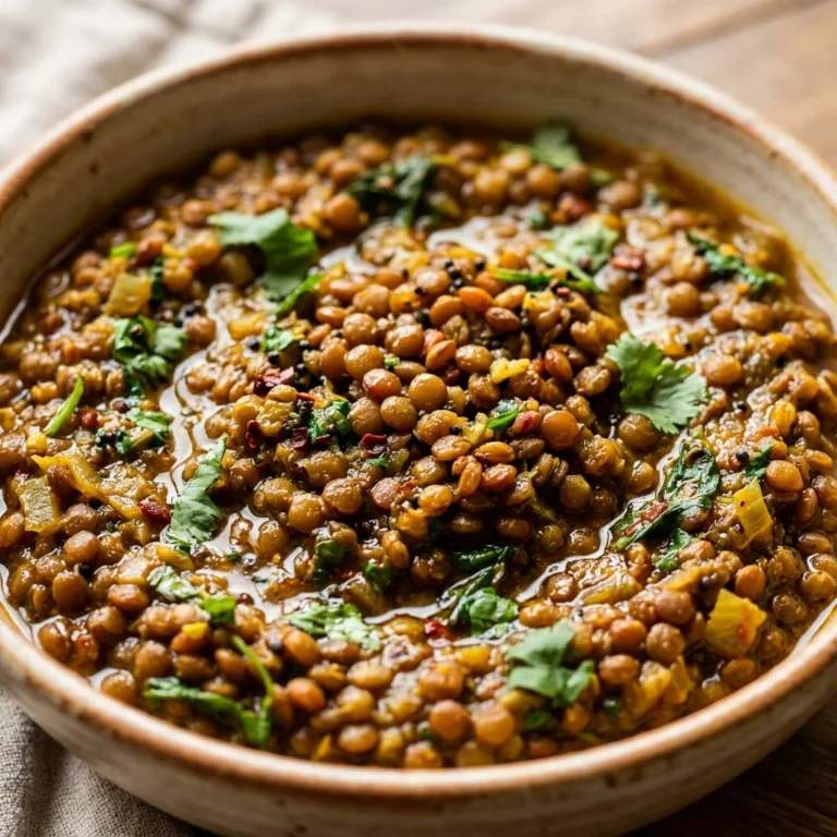 High Protein Lentil Curry Vegan