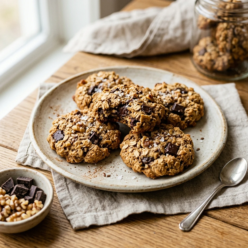 High Protein Oatmeal Cookies Low Sugar