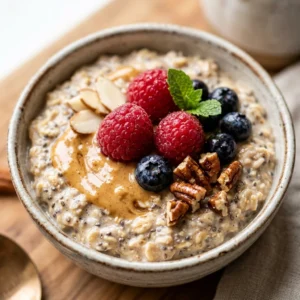 High Protein Overnight Oats 20g+ Easy 5 Minute Breakfast Meal Prep