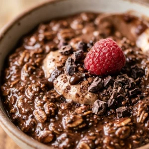 High Protein Overnight Oats Chocolate 20g+ Easy 5 Minute Breakfast