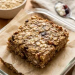 High Protein Pancake Bars Cottage Cheese No Bake Meal Prep