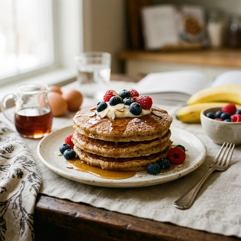 High Protein Pancakes 3 Ingredients
