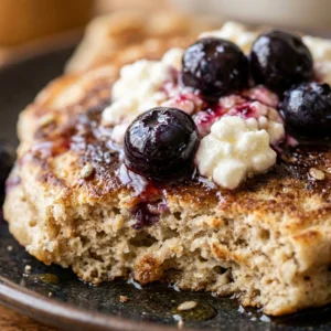 High Protein Pancakes Cottage Cheese 20g+ Easy Breakfast 3 Ingredient
