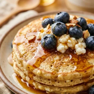 High Protein Pancakes Cottage Cheese 20g+ Easy Breakfast