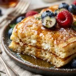High Protein Pancakes Cottage Cheese 3 Ingredient Fluffy