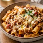 High Protein Pasta Crockpot No Prep Dump & Walk 5 Min Prep Feeds Crowd Under $20