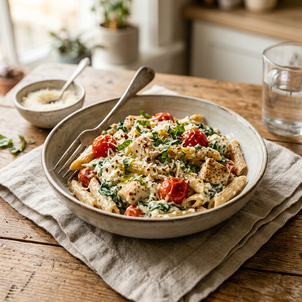 High Protein Pasta Dinner 30g+ Easy Low Carb Meal Prep Cottage Cheese