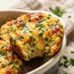 High Protein Potato Chive Egg Bites Copycat Cheesy