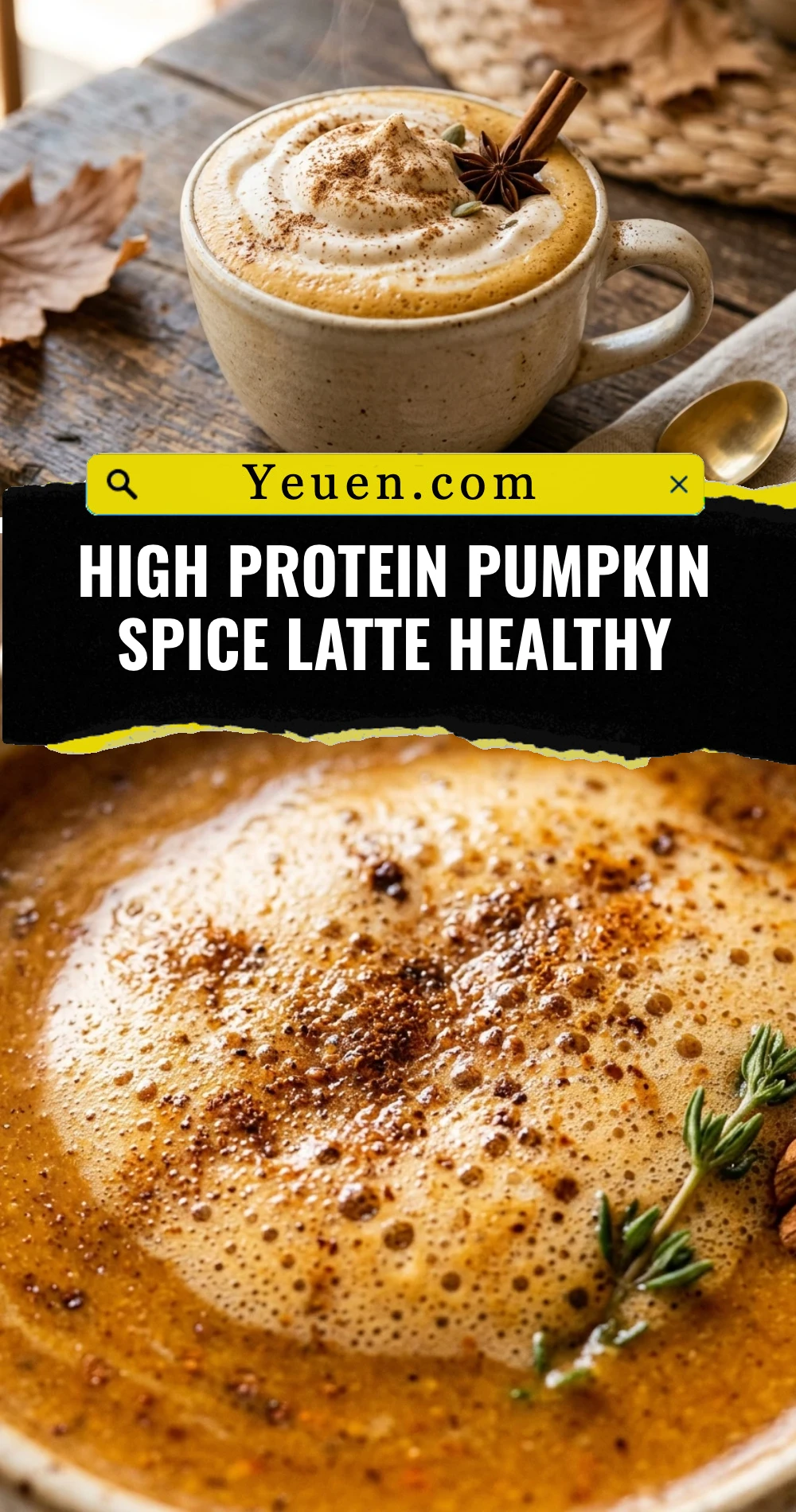 High Protein Pumpkin Spice Latte Healthy
