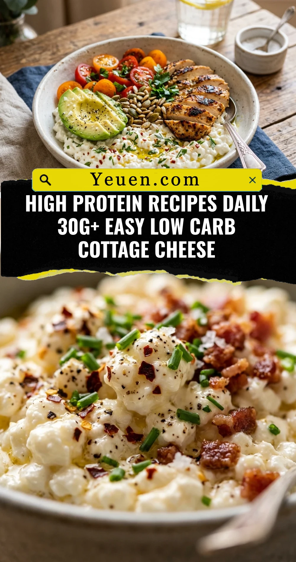 High Protein Recipes Daily 30g+ Easy Low Carb Cottage Cheese