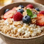 High Protein Rice Meal Prep 30g+ Easy Breakfast Dinner Cottage Cheese