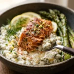 High Protein Salmon Dinner 30g+ Easy Low Carb Meal Prep Cottage Cheese