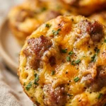 High Protein Sausage Egg Bites Copycat Savory Cheesy
