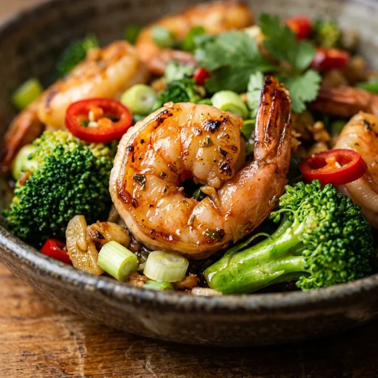 High Protein Shrimp Stir Fry 15 Minute