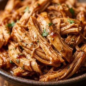 High Protein Slow Cooker Chicken 30g Dump & Bake 3 Ingredient