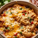 High Protein Slow Cooker Chicken Enchiladas Cottage Cheese