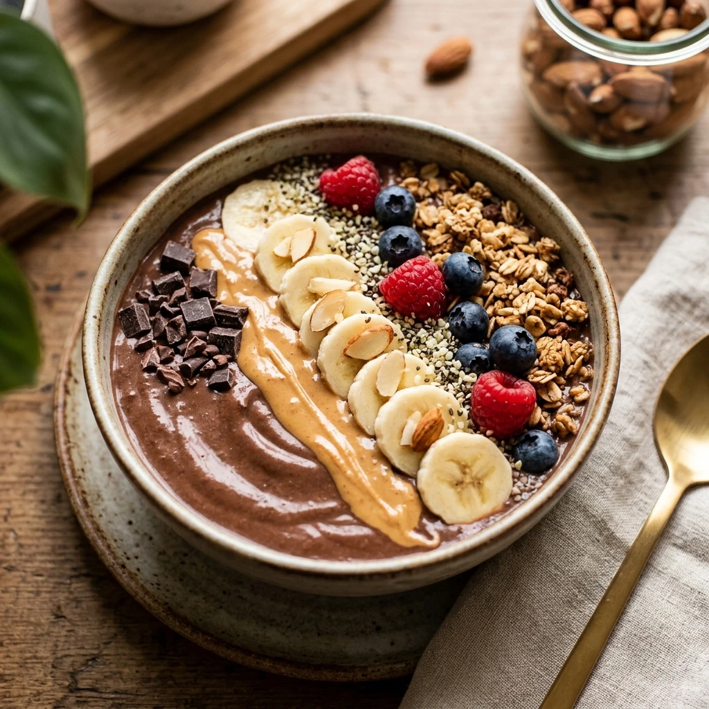 High Protein Smoothie Bowl Chocolate