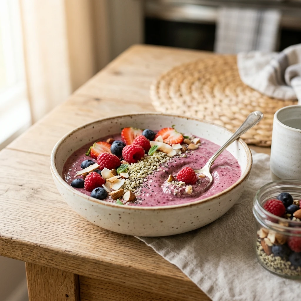 High Protein Smoothie Breakfast 30g+ Easy Low Carb Meal Prep Cottage Cheese