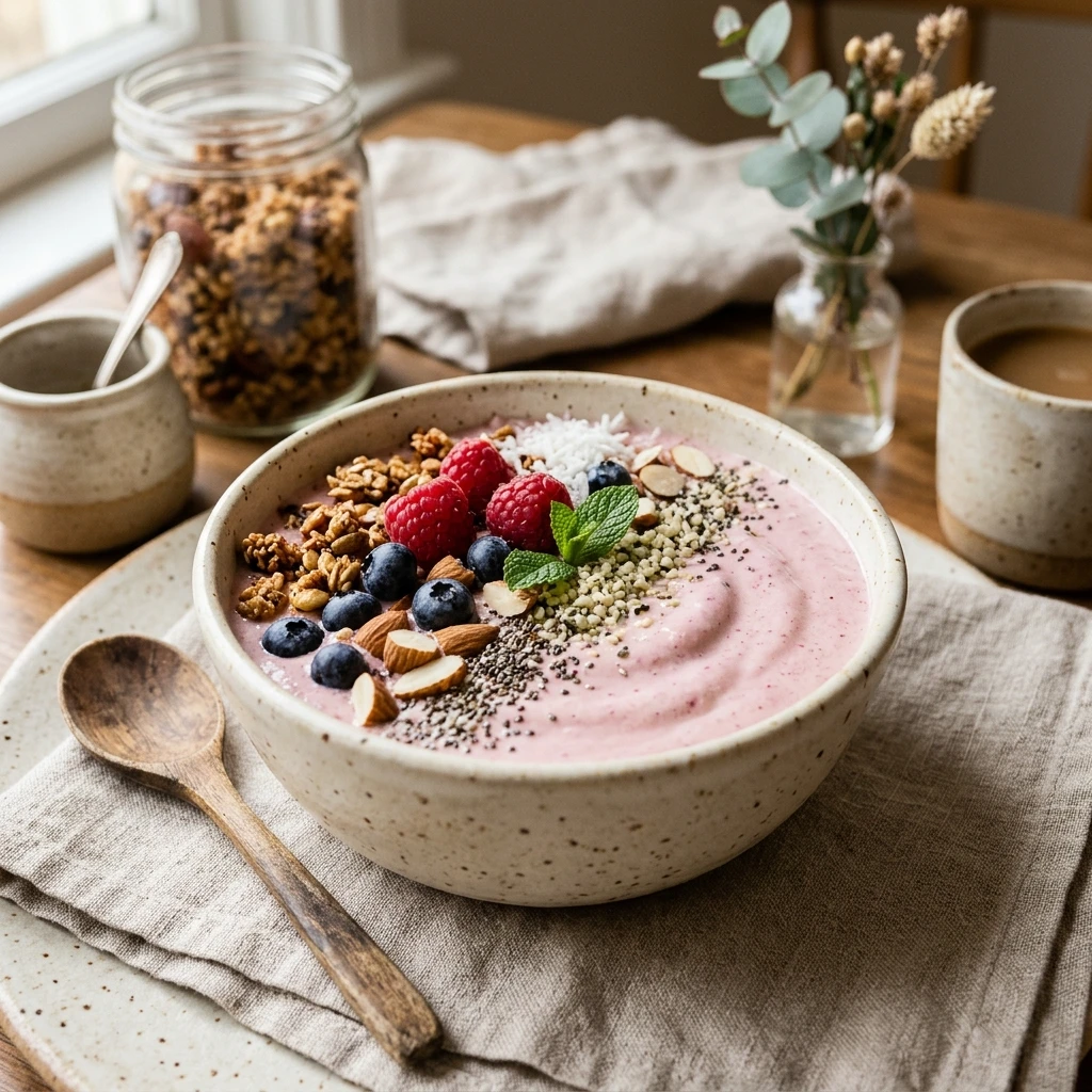 High Protein Smoothie Breakfast 30g+ Easy Meal Prep Low Carb Cottage Cheese