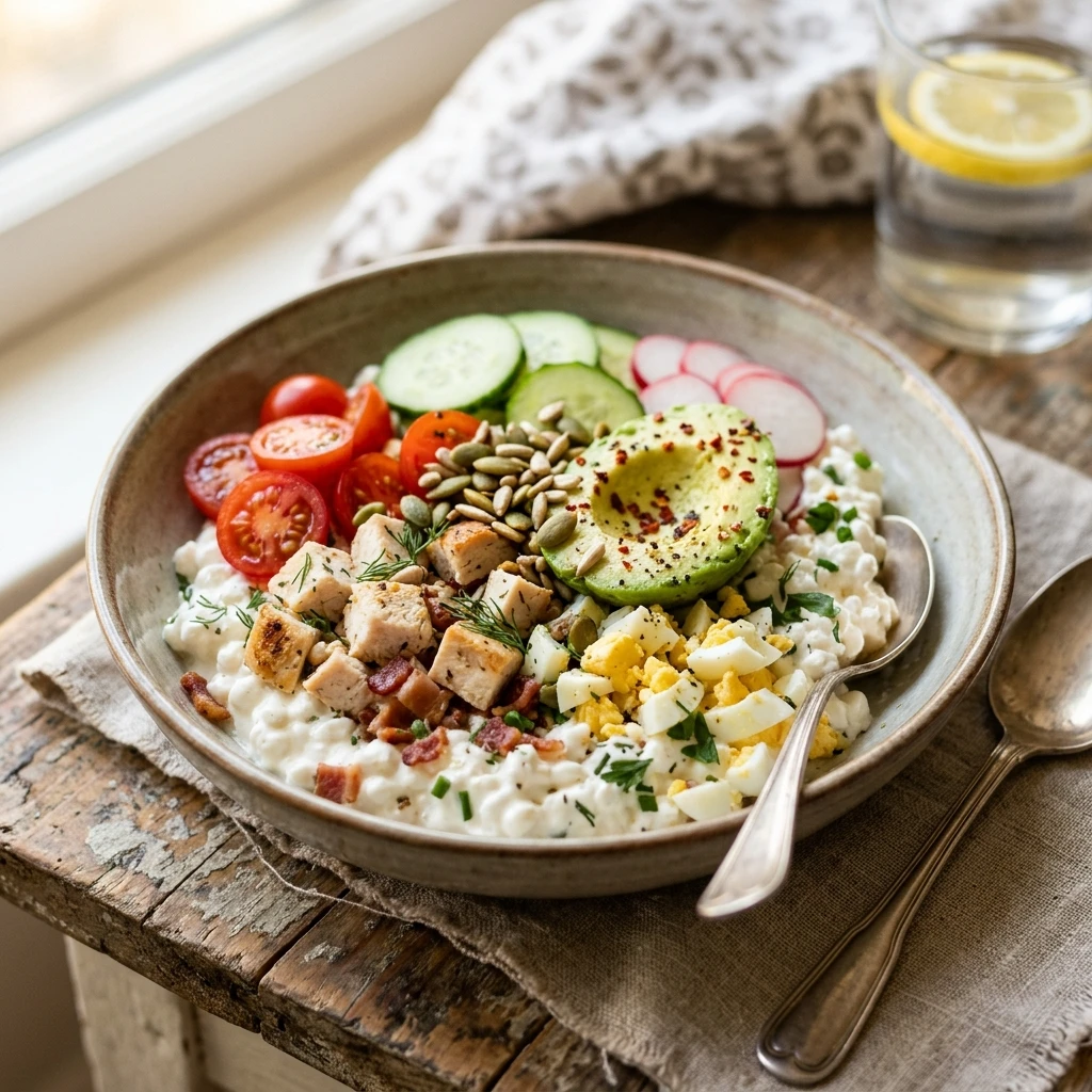 High Protein Snack Meal Prep 30g+ Easy Low Carb Cottage Cheese