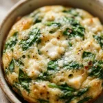 High Protein Spinach Feta Egg Muffins Meal Prep