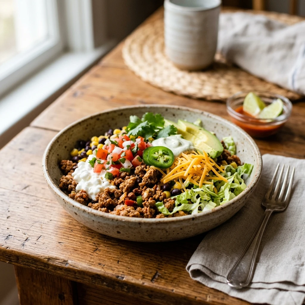 High Protein Taco Dinner 30g+ Easy Meal Prep Low Carb Cottage Cheese