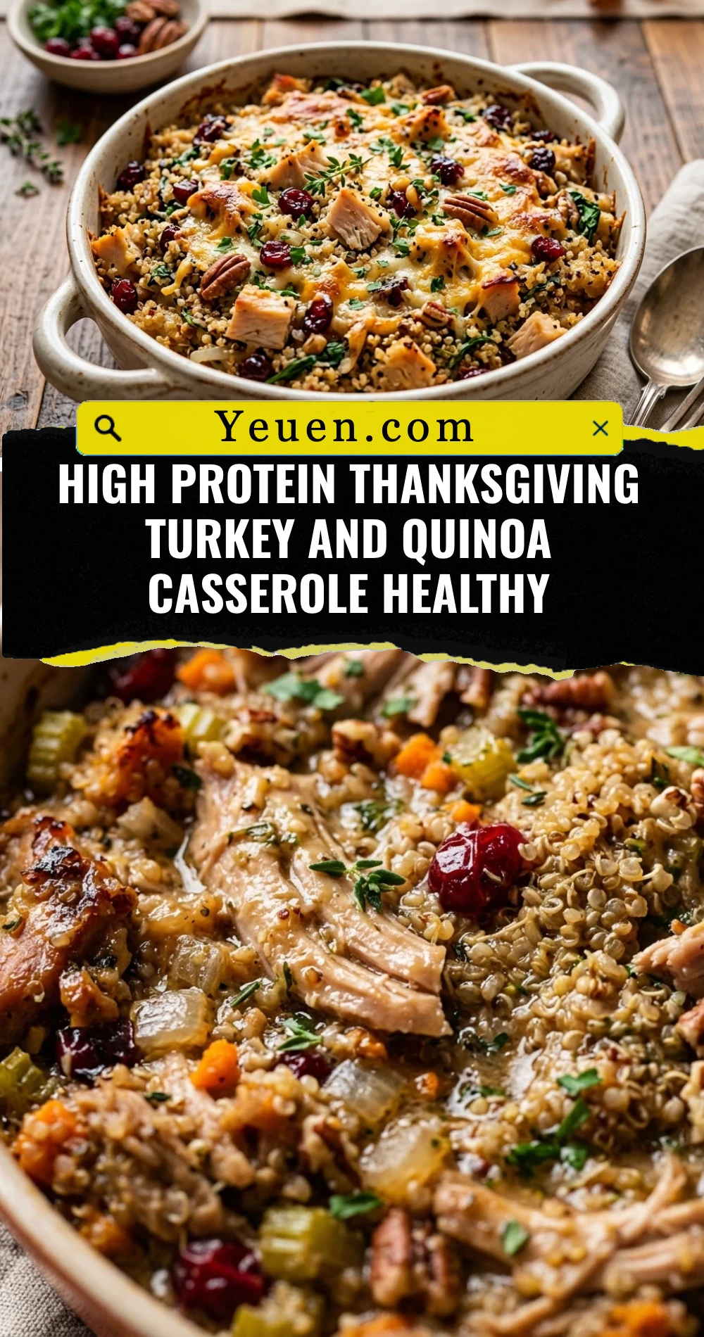 High Protein Thanksgiving Turkey And Quinoa Casserole Healthy